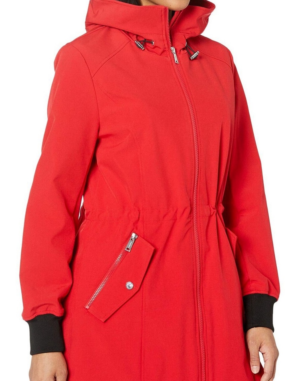 Calvin Klein ~ Weather Resistant Women's Hooded Soft Shell Jacket